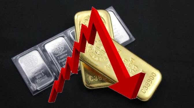 عقب نشینی قیمت طلا در بازارهای جهانی